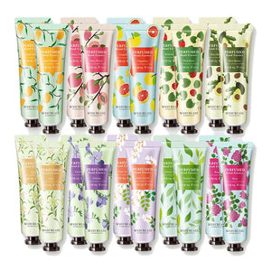 Revitalize Your Hands with Our 10-Piece Fruity Flowery Hand Cream Set - Nourishing, Moisturizing, and Repairing Care for Beautiful Skin!