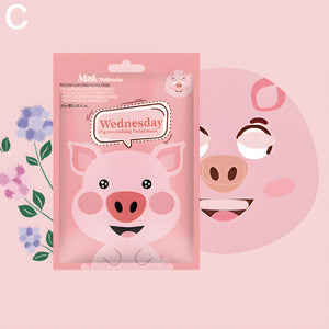 1/7 Day Facial Mask Pack, Cartoon Edition