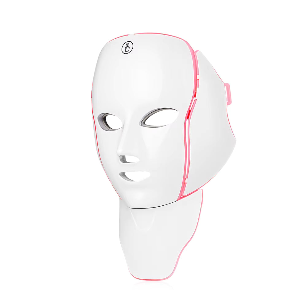 7-Color LED Face & Neck Mask | Anti-Aging Light Therapy Device