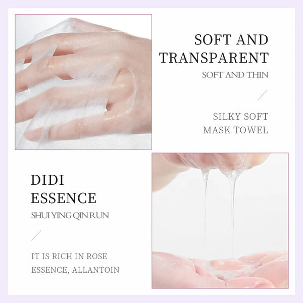 Revitalize Your Skin with 8Pcs Natural Plant Face Masks - Hydrating, Firming, and Perfect for All Skin Types!