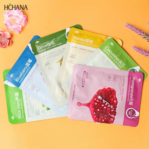 Revitalize Your Skin with 30Pcs Fresh Fruits Facial Masks - Korean Hydrating, Moisturizing, and Firming Treatment!