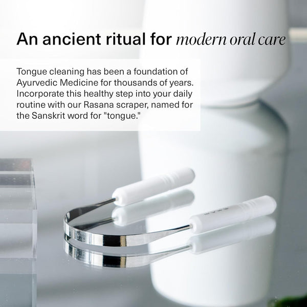 Tongue Scraper for Adults & Kids with Case - Stainless Steel Tongue Cleaner W/Linen Travel Pouch - Scrubber to Remove Tongue Buildup and Freshens Breath (Pack of 1)